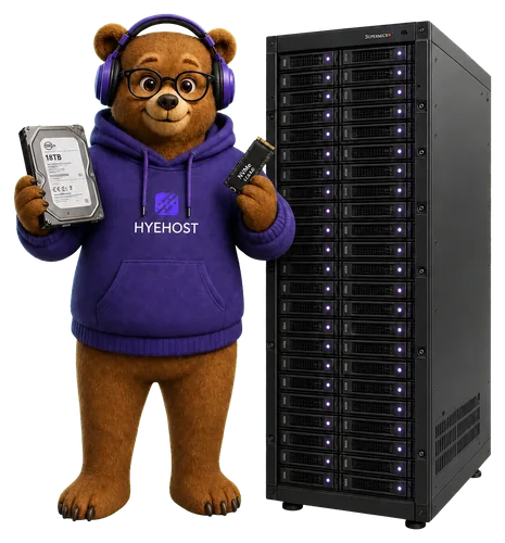 HYEHOST storage vps mascot