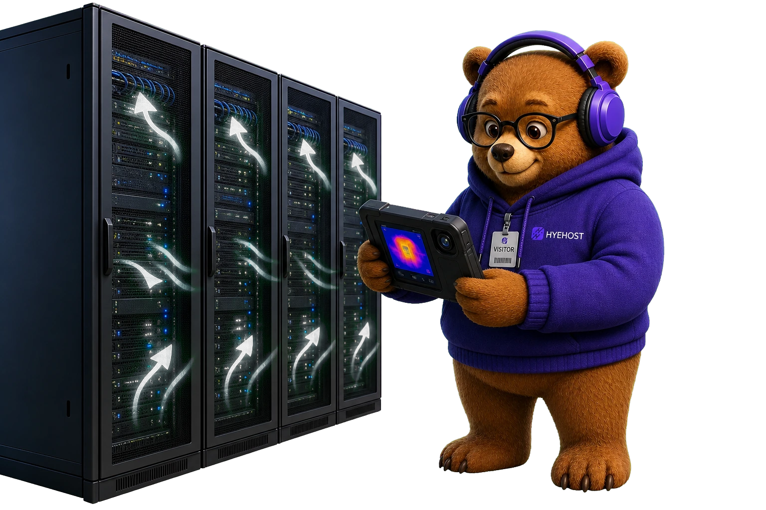 HYEHOST datacenter mascot