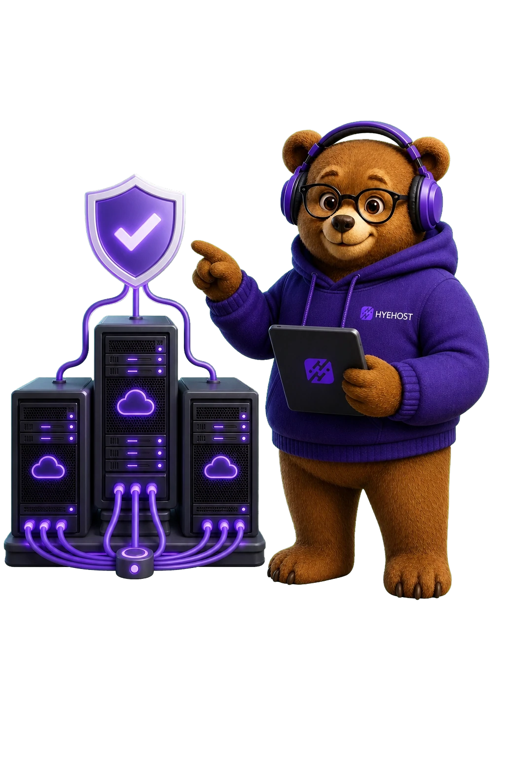 HYEHOST managed cloud mascot